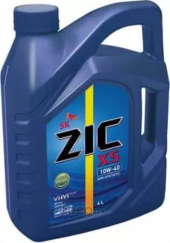 Моторное масло ZIC X5 DIESEL 10W-40, 4л