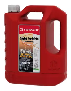Моторное масло NIRO LV Synthetic 5W-40, 4л