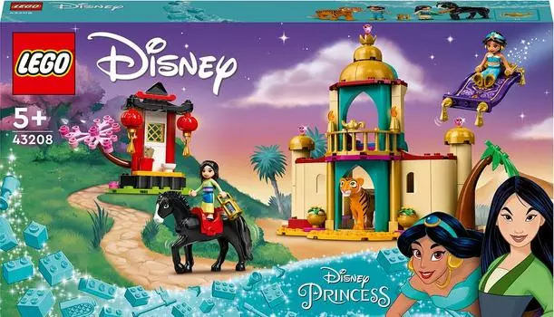 Конструктор LEGO Disney Princess 43208 Приключения Жасмин и Мулан