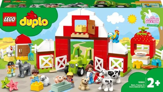 Конструктор LEGO DUPLO Town 10952 Фермерский трактор домик и животные