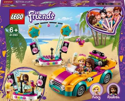 Конструктор LEGO Friends 41390 Машина со сценой Андреа