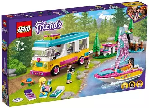 Конструктор LEGO Friends 41681 Лесной дом на колесах и парусная лодка