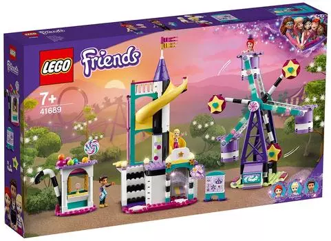 Конструктор LEGO Friends 41689 Волшебное колесо обозрения и горка