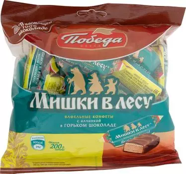 Конфеты Победа вкуса Мишки в лесу 200г. Закажите онлайн!