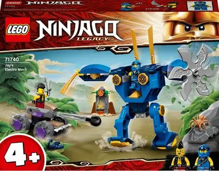 Конструктор LEGO NINJAGO 71740 Электрический робот Джея