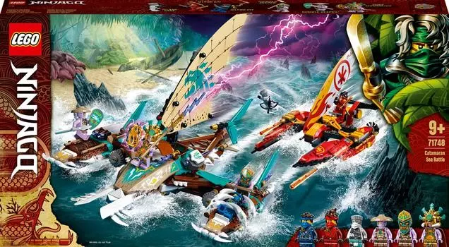 Конструктор LEGO NINJAGO 71748 Морская битва на катамаране