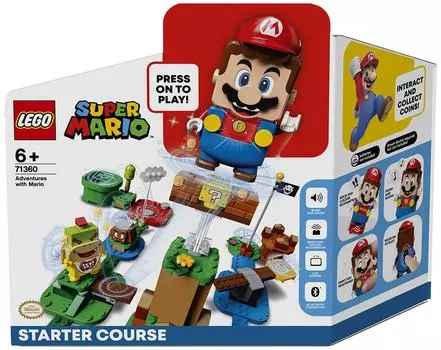 Конструктор LEGO Super Mario 71360 Приключения вместе с Марио Стартовый набор