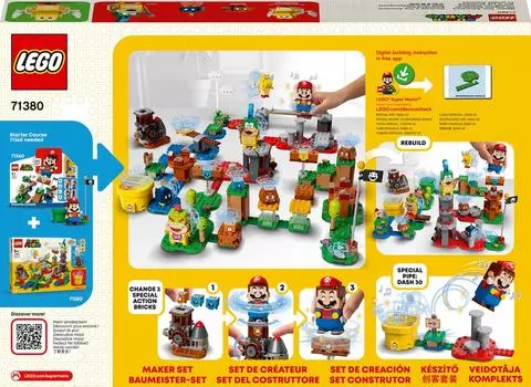 Конструктор LEGO Super Mario 71380 Твои уровни! Твои Приключения!