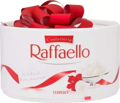 Конфеты Raffaello с цельным миндальным орехом в кокосовой обсыпке 100г