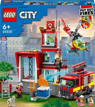 Конструктор LEGO City 60320 Пожарная часть
