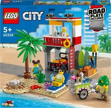 Конструктор LEGO City 60328 Пост спасателей на пляже