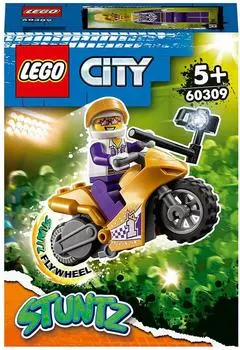 Конструктор LEGO City Stuntz 60309 Трюковый мотоцикл с экшн-камерой