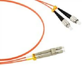 Кабель патч-корд волоконно-оптический TWT TWT-2LC-2FC/SU-0.5 PVC, дуплексный, LC/UPC-FC/UPC, SM OS2, 0.5 м