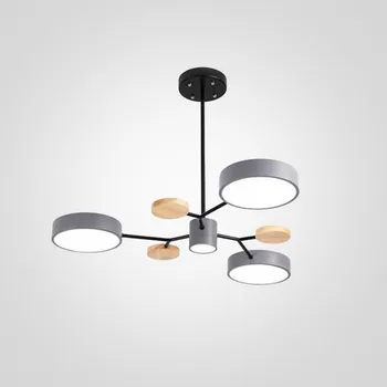Люстра LED на штанге Meade 4 Lamps Grey ImperiumLoft Meade-01 (151685-26)