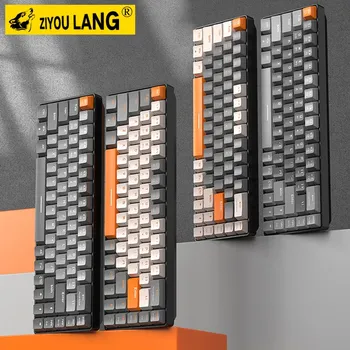Клавиатура Ziyou Lang K68, механическая беспроводная клавиатура с Bluetooth, мини 61 клавиатура, 68 клавиш, Игровая клавиатура для Windows, Macos, Ios, офиса