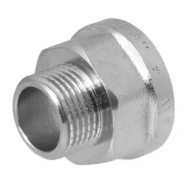 переходник MPF 1.1/4"х1" ВР/НР с ребордой латунь резьба