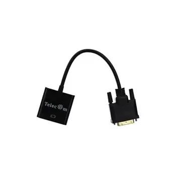 Адаптер Telecom DVI-D 25M ---> VGA 15F, 0.15м, (TA491)
