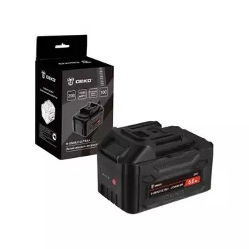 Аккумулятор DEKO R-UNV6.0 ULTRA+, Li-ion, 20В, 6.0А*ч, с повышенной токоотдачей