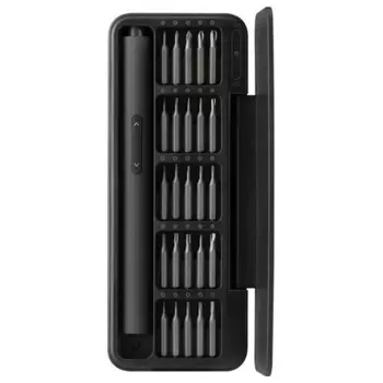 Аккумуляторная отвёртка с набором бит HOTO 25-in-1 Electric Screwdriver Set (тёмно-серый, QWLSD010)