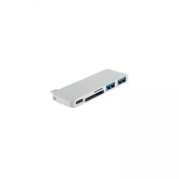 Адаптер Barn&Hollis Type-C 5 in 1 для MacBook, серебристый УТ000027058