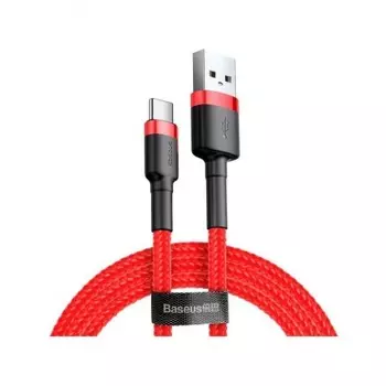 Адаптер Baseus Cafule Type-C 2A 2m Red-Black CATKLF-C91