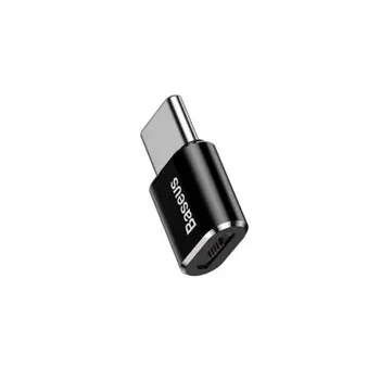 Адаптер Baseus MicroUSB Female - Type-C Male Adapter Converter Black CAMOTG-01