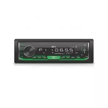 Автомагнитола ACV AVS-816BG 1din/зеленая/Bluetooth/USB/AUX/SD/FM/4*50
