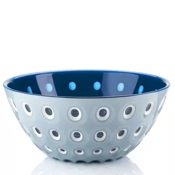 Салатник 25 см Guzzini Le Murrine голубой