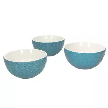 Салатник 14 см Tognana Relief Kubik azzurro в ассортименте