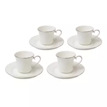 Сервиз кофейный на 4 персоны Magia Gusto Magia Platina 8 предметов