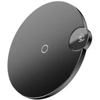 Беспроводное зарядное устройство Baseus Digital LED Display Wireless Charger (WXSX-01) (черный)