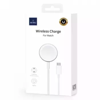 Беспроводное зарядное устройство WiWU M9 Type-C для Apple Watch (белый)