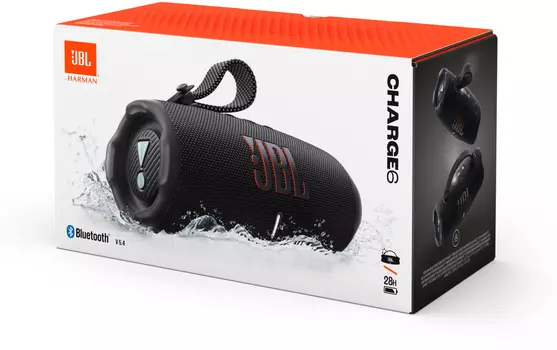 Bluetooth колонка портативная JBL Charge 6 (JBLCHARGE6BLK) (Черный)