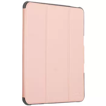 Чехол-книжка Mutural Folio Case для Apple iPad Pro 12.9 (2020/2021/2022) (полиуретан с подставкой) (розовый)