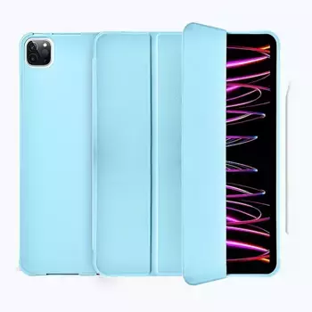 Чехол-книжка WIWU Classic II Case для Apple iPad 10.9"/11" (2018-2021) (полиуретан с подставкой) (GF-02) (голубой)