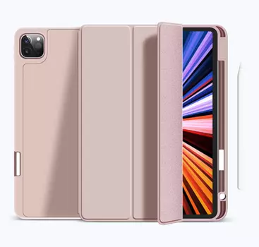 Чехол-книжка WIWU Protective Case для Apple iPad 10.9"/11" (2018-2021) (полиуретан с подставкой) (розовый)