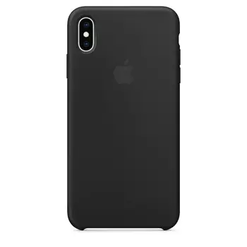 Чехол-накладка Apple Silicone Case Series для iPhone XS Max силикон (Black) (MRWE2FE/A) уценка