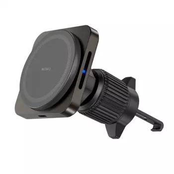 Автомобильный держатель Wiwu CH-318 MagSafe 15W в воздуховод для смартфона (Black)