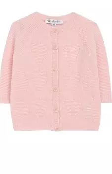Кашемировый кардиган фактурной вязки Loro Piana