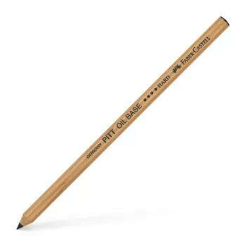 Карандаш масляный художественный Faber-Castell "Pitt" черный, твердый