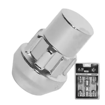 Гайка секретная LS 12х1,5х32 блистер 4+2 19 конус хром 20705 SP LS