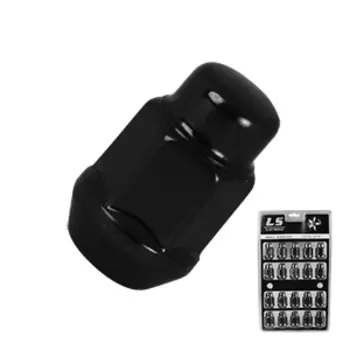 Гайка 12х1,5 Набор 35 блистер 20шт конус/закрытая 19мм Black 2007BK-BP20 LS