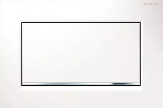 Кнопка смыва Geberit Sigma 30 115.893.KJ.1 белая / хром