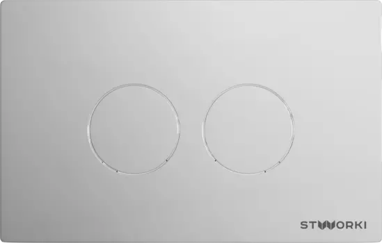 Кнопка смыва STWORKI Хельсинки 500472 хром глянцевая