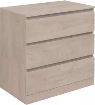 Комод Сканди 800х480х797 3 ящ. цв. дуб эдгрейн (302543)
