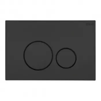Кнопка смыва Black&White Universell черная матовая
