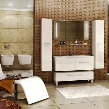 Комплект мебели Aquaton Мадрид 120 белый