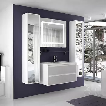 Комплект мебели Aquaton Римини 100 белый