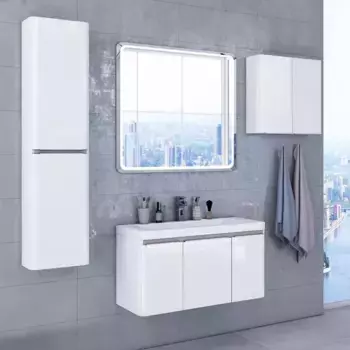 Комплект мебели Aquaton Шерилл 85 белый