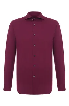 Сорочка из хлопка и вискозы Corneliani